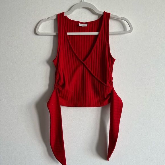 Abound Red Crop Top - Size XXSmall - Picture 1 of 4